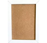 Aryllis 6x4 Photo Frame, White, U.K. Manufactured, Free Standing and Wall Hanging Picture Frame with Real Glass Front