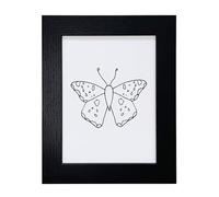 Aryllis 7x5 Photo Frame, Black, Manufactured in the UK, Freestanding Picture Frame Fitted with Real Glass - *Choice of Colour & Size*