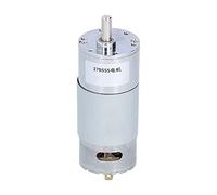 Arythia 37B555 Gear Motor, 37mm DC 24V Variable Speed Motor with Pure Copper, Zinc Plated Shell, for Financial Machinery, Office Automation, Electronic Door Locks (Speed 600RPM)