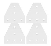 Arythia 4 Pack T Shape Joining Plate, 5-Hole Joint Plate for Aluminium Profile, Durable Aluminium Extrusion Connector, Framing Hardware for 2020 3030 4040 Series (2020T Type)