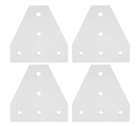 Arythia 4 Pack T Shape Joining Plate, 5-Hole Joint Plate for Aluminium Profile, Durable Aluminium Extrusion Connector, Framing Hardware for 2020 3030 4040 Series (Type 4040T)