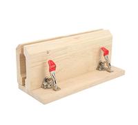Arythia Leather Stitching Pony, Adjustable Leather Craft Clamp with Beech Wood Base, 360 Degree Rotatable Hand Stitching Tool, for Sewing and Lacing Working Vice