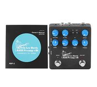 Arythia NUX NBP-5 Bass Preamp Pedal, Professional DI Box for Bass, Overdrive Effect with Noise Gate, Cab Simulation, Headphone & Auxiliary Interface