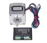 Arythia SD42 Stepper Motor Kit, DC 7.8V 2-Phase Motor, 1.5A, Silicon Steel Rotor, 3-Layer Coating, with DC20-50V Driver for CNC Machine