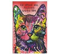 ARYU 1000-Piece Nine Lives Cat Wooden Puzzle Adult Gift Suitable For Adults Aged 14 And Above, 1 Set, 1 Puzzle, 75x50 Cm, Suitable For Both Men And Women, Educational Game, Christmas And Birthday Gift
