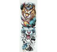 ARYU 2 Pieces Of Full Arm And Half Arm Animal Simulation Tattoos Waterproof And Sweat-Proof Tqb165