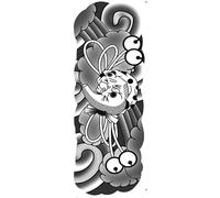 ARYU 2PCS Herbal Juice Full-Arm Tattoo Stickers That Do Not Reflect Light And Last For 15 Days Are Semi-Permanent Tattoos WQB-042