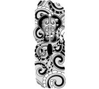 ARYU 2PCS Herbal Juice Full-Arm Tattoo Stickers That Do Not Reflect Light And Last For 15 Days Are Semi-Permanent Tattoos WQB-029