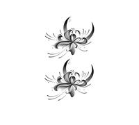 ARYU 3pcs Herbal Flower Tattoo Stickers Waterproof And Sweat-Proof, Can'T Rub Off The Juice On The Arms And Legs
