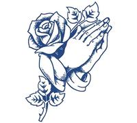 ARYU 3pcs Herbal Rose Tattoo Stickers Arm Tattoo Stickers Waterproof Long-Lasting Leg Arm Semi-Permanent Cannot Be Washed Off 12×19cm