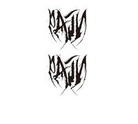 ARYU 3pcs Herbal Tattoo Sticker Juice Semi-Permanent Flower Arm Waterproof Sticker 18×10.5cm W-113