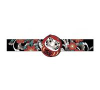 ARYU 4 Sheets Japanese Style Fortune Hunting Colourful Arm Band Tattoo Stickers Old Traditional Male Dharma Egg Koi Crane Waterproof Long Lasting Stickers