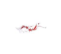 ARYU 5PCS Mark Koi Tattoo Waterproof Female Long-Lasting Collarbone Back Sexy Cover Color Small Fresh Feeling