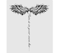 ARYU Charm Wings Herbal Tattoo Sticker Waterproof Female Long-Lasting Back Juice Semi-Permanent