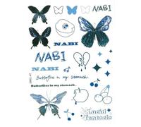 ARYU Combination Butterfly Tattoo Stick Arm Waterproof Lasting Simulation Female Little Fresh Personality Little Fairy Collarbone Sexy E