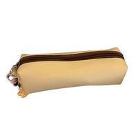 ARYU Litchi Pattern Girls Pencil Case Clash of Colours Stain-Resistant Three-Dimensional Large-Capacity Stationery Box Simple Portable Small Pencil Case