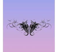 ARYU Tattoo Stickers Shame Women Private Succubus Waterproof Long-Lasting Herbal Chest Waist Lower Abdomen Juice 9.8×48cm