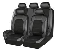 ARZARF 5pcs Car Seat Cover Sets, for MG MG3 Full Hybrid 2024 Waterproof Car Seat Protector PU Leather Auto Seat Covers Set Breathable Seat Covers,C