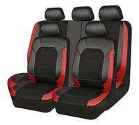 ARZARF 5pcs Car Seat Cover Sets, for MG MG3 Full Hybrid 2024 Waterproof Car Seat Protector PU Leather Auto Seat Covers Set Breathable Seat Covers,D