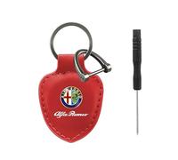 ARZARF Car Keyring,for Alfa Romeo GTV MiTo Spider Stelvio Tonale Car Key Fob Accessory/Replacement Car Key Chain for Men and Women Business Gifts Car Key Accessory,A-M