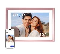 ARZOPA 10.1" Rose Gold Metal Digital Photo Frame Free Unlimited Cloud Storage for Photos & Videos, WiFi Digital Picture Frame Support Online/Offline Use, Best Personalized Gift - D10 Rose Gold