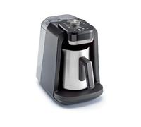Arzum Okka OK0038 Rich Pro Plus Turkish Coffee and Hot Beverage Maker with Water Tank, Black, 3-pin UK plug (Black and Chrome)