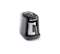 Arzum Okka OK0038 Rich Pro Plus Turkish Coffee and Hot Beverage Maker with Water Tank, Black, 3-pin UK plug (Black and Chrome)