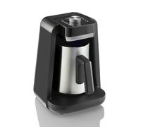 Arzum Okka Rich Spin Pro Turkish Coffee and Hot Beverage Maker, Velvetiser, Milk Frother, 5 Cups, Stainless Steel Cooking Pot (Chrome)