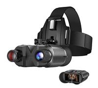 ArzzuNiu Head-Mounted Night Vision Goggles - Rechargeable Hands Free Night Vision Binoculars Goggles,1312FT Digital Infrared Viewing for Adults,Include 32GB SD Card,8X Digital Zoom