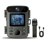 ArzzuNiu Mini Trail Camera Night Vision 32MP 1080P Game Camera with Night Vision Motion Activated Waterproof for Wildlife Monitoring (2025 Upgrade)