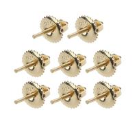 AS 4 Pairs 925 Sterling Silver Earrings Secure Screw On Earring Backs Replacement D628 (Color : Gold)