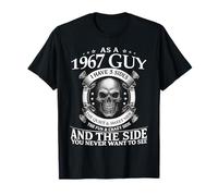 As A 1967 Guy I Have 3 Sides The Quiet and Sweet Side Skull T-Shirt