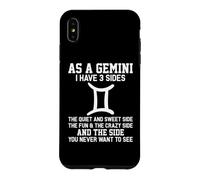 As A Gemini I Have 3 Sides Astrology Zodiac Sign Case for iPhone XS Max