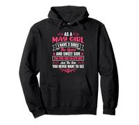 As A May Girl I Have 3 Sides Birthday Pullover Hoodie