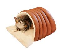 As a pet house, washable semi-closed resting cave for pets, removable and washable bed for small dogs, for small, medium, large puppies, kittens, home, outdoor, living room, garden