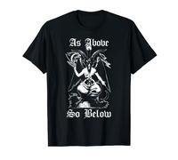 As Above So Below Baphomet - Black Magic Devil T-Shirt