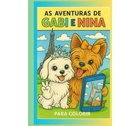 As aventuras de Gabi e nina para colorir