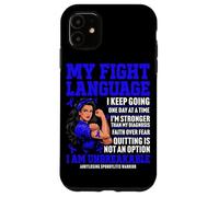 AS Awareness Ankylosing Spondylitis Warrior Case for iPhone 11