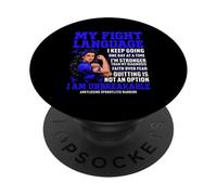 AS Awareness Ankylosing Spondylitis Warrior PopSockets Adhesive PopGrip