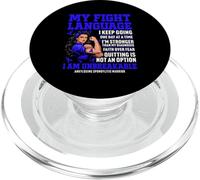 AS Awareness Ankylosing Spondylitis Warrior PopSockets PopGrip for MagSafe