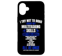AS Awareness Funny Ankylosing Spondylitis Warrior Case for iPhone 16 Plus