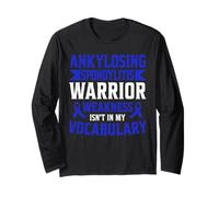 AS Awareness Funny Ankylosing Spondylitis Warrior Long Sleeve T-Shirt