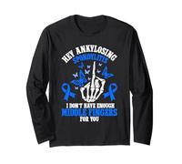 AS Awareness Funny Ankylosing Spondylitis Warrior Long Sleeve T-Shirt