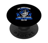 AS Awareness Funny Ankylosing Spondylitis Warrior PopSockets Adhesive PopGrip