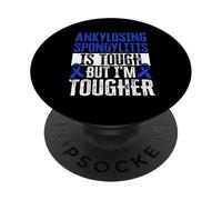 AS Awareness Funny Ankylosing Spondylitis Warrior PopSockets Adhesive PopGrip