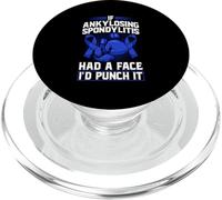 AS Awareness Funny Ankylosing Spondylitis Warrior PopSockets PopGrip for MagSafe