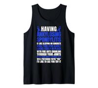 AS Awareness Funny Ankylosing Spondylitis Warrior Tank Top