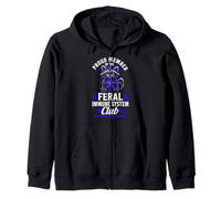 AS Awareness Funny Ankylosing Spondylitis Warrior Zip Hoodie