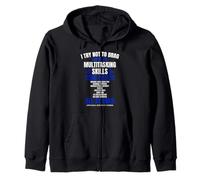 AS Awareness Funny Ankylosing Spondylitis Warrior Zip Hoodie