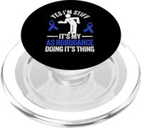 AS Awareness I'm Broken Funny Ankylosing Spondylitis Warrior PopSockets PopGrip for MagSafe